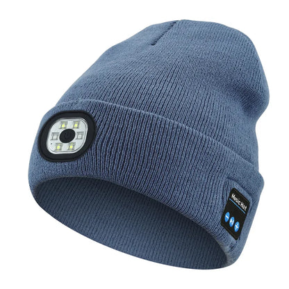 GlowBeanieCo™ Hands-Free LED + Bluetooth Beanie