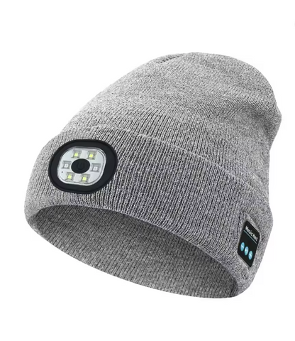GlowBeanieCo™ Hands-Free LED + Bluetooth Beanie